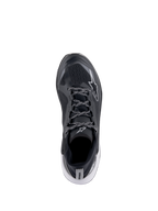 Alpinestars Meta XR V2 Schoenen, Sportswear schoenen, zwart, wit en donkergrijs, bovenaanzicht met ademend bovenwerk van mesh en veters met patroon, wit sterlogo, casual sportschoenen