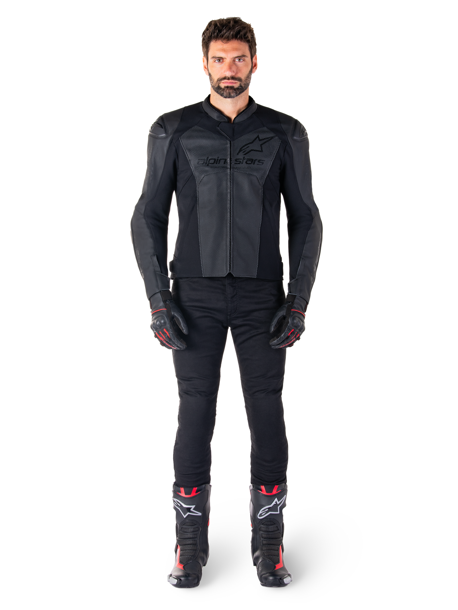 Faster V3 Airflow Lederjacke