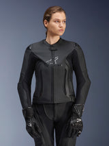 Women Stella GP Plus V4 Leather Jacket