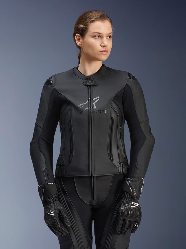 Vrouwen Stella GP Plus V4 Leren Jas