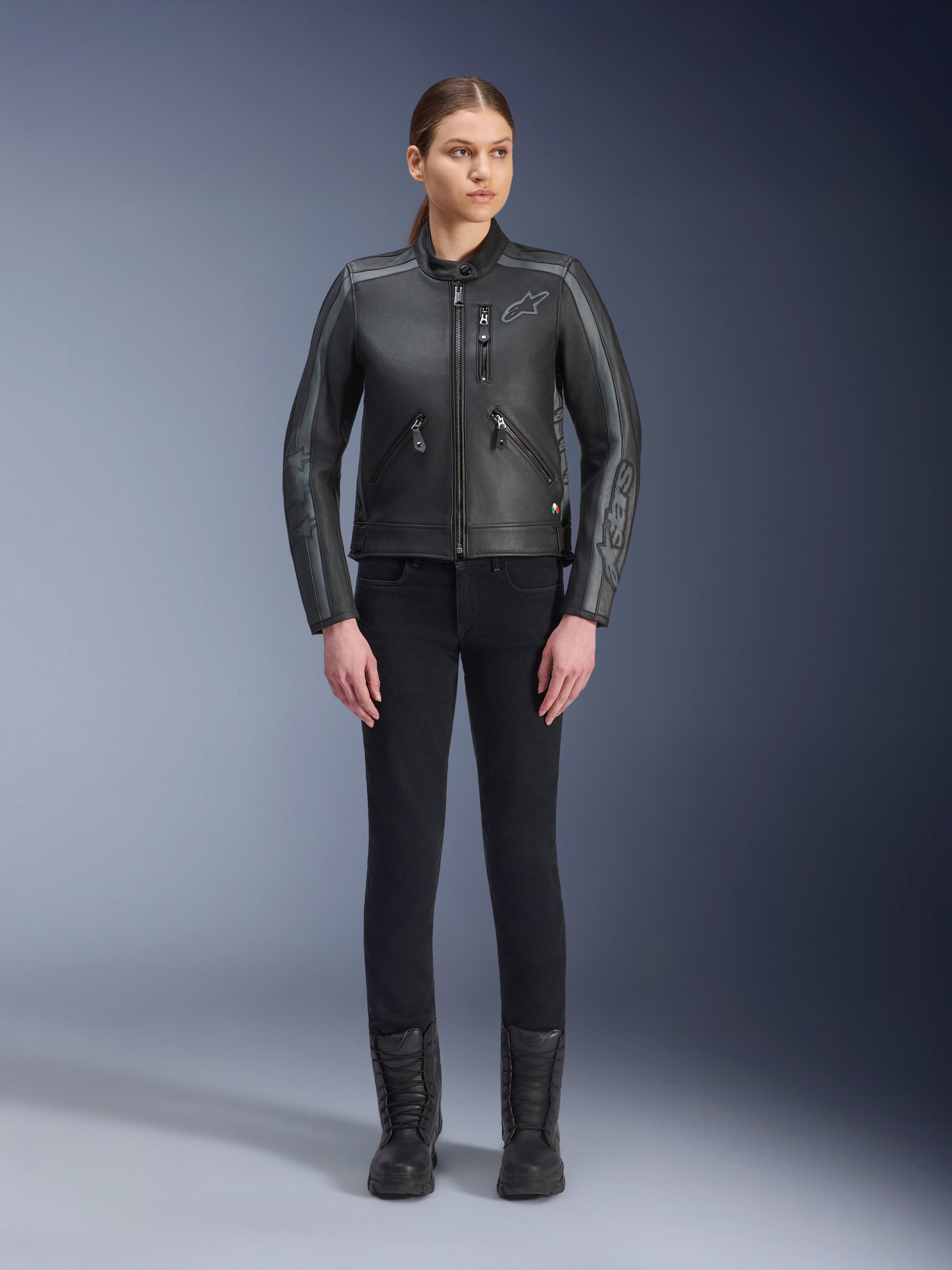 Veste En Cuir Stella Dyno - Femme