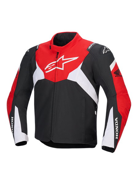 バイクウェア・装備 Alpinestars T-JAWS WATFRPROOF JACKET Honda T-Jaws V4 Waterproof - Black Motorcycle Jacket | Alpinestars®