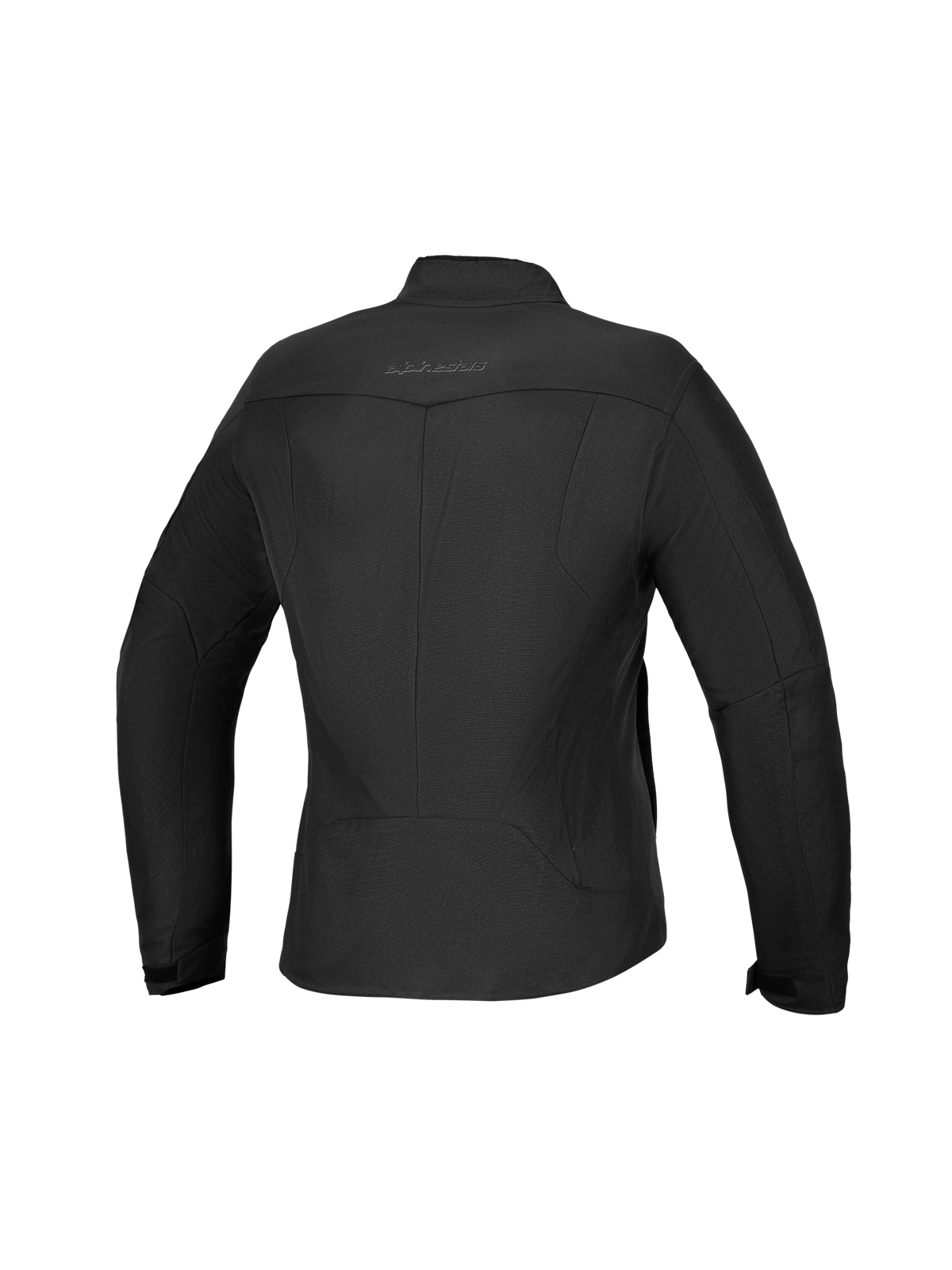 Alpinestars Stella C-1 Waterproof Jacket, waterdichte motorjas voor dames, zwart, achteraanzicht met 3D-rugconstructie