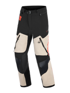 Alpinestars Pantalon Laminé Halo Pro Drystar® XF, pantalon de moto adventure pour homme, noir et mastic, imperméable et ventilé, certifié CE