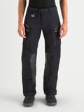 Alpinestars Maxdura Drystar XF gelamineerde broek, adventure motorbroek voor heren in zwart en donkergrijs, met waterdichte 3-laags constructie, ventilatieopeningen op de dijen en geitenlederen kniepanelen, op model