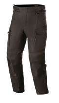 Alpinestars Andes V3 Drystar Hose, Motorrad-Adventure-Tourenhose, Schwarz, wasserdichte und atmungsaktive Textilkonstruktion, mit Taschen im Cargo-Stil, verstärkten Kniebereichen und Belüftungsöffnungen mit Reißverschluss an den Oberschenkeln für Fahrten bei jedem Wetter