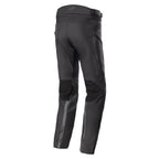 Alpinestars AMT-10 Drystar® XF Hose, Adventure-Tourenhose für Herren, Schwarz, wasserdicht mit RIDEKNIT®-Zonen, Rückansicht.