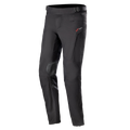 Alpinestars AMT-10 Drystar® XF Hose, Motorrad-Tourenhose, Schwarz, mit rotem Logo an der Hüfte, verstärkten Kniepaneelen, Akkordeon-Stretch an den Unterschenkeln, verstellbarem Bund und Reißverschlusstaschen, technisches Textildesign für Adventure-Fahrten