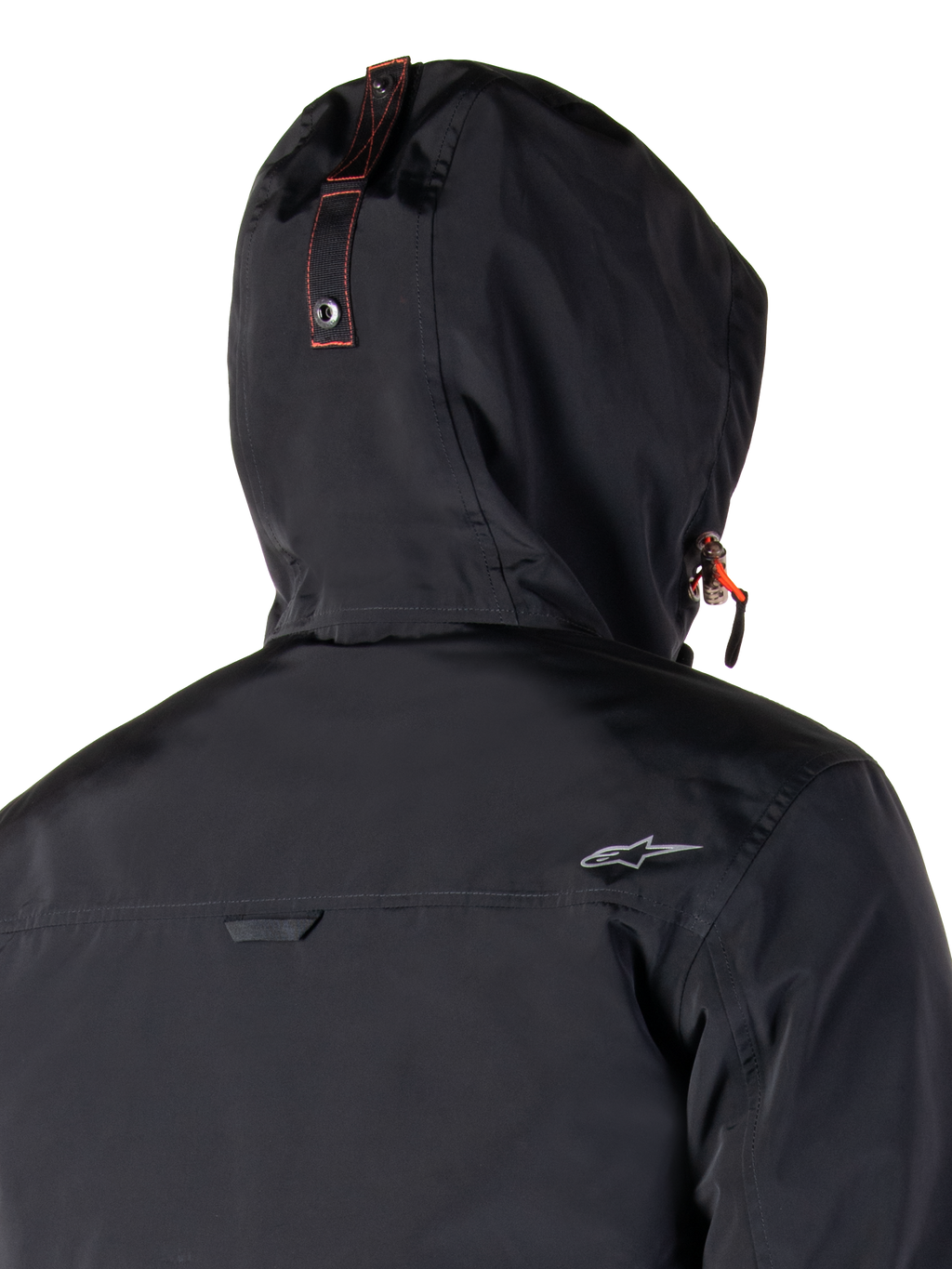 Parka imperméable Alpinestars Mootant, veste de moto, orange épicé et noir, dotée d'un design modulaire 4 saisons avec une capuche amovible, un style militaire utilitaire et une construction en textile imperméable pour rouler par tous les temps.