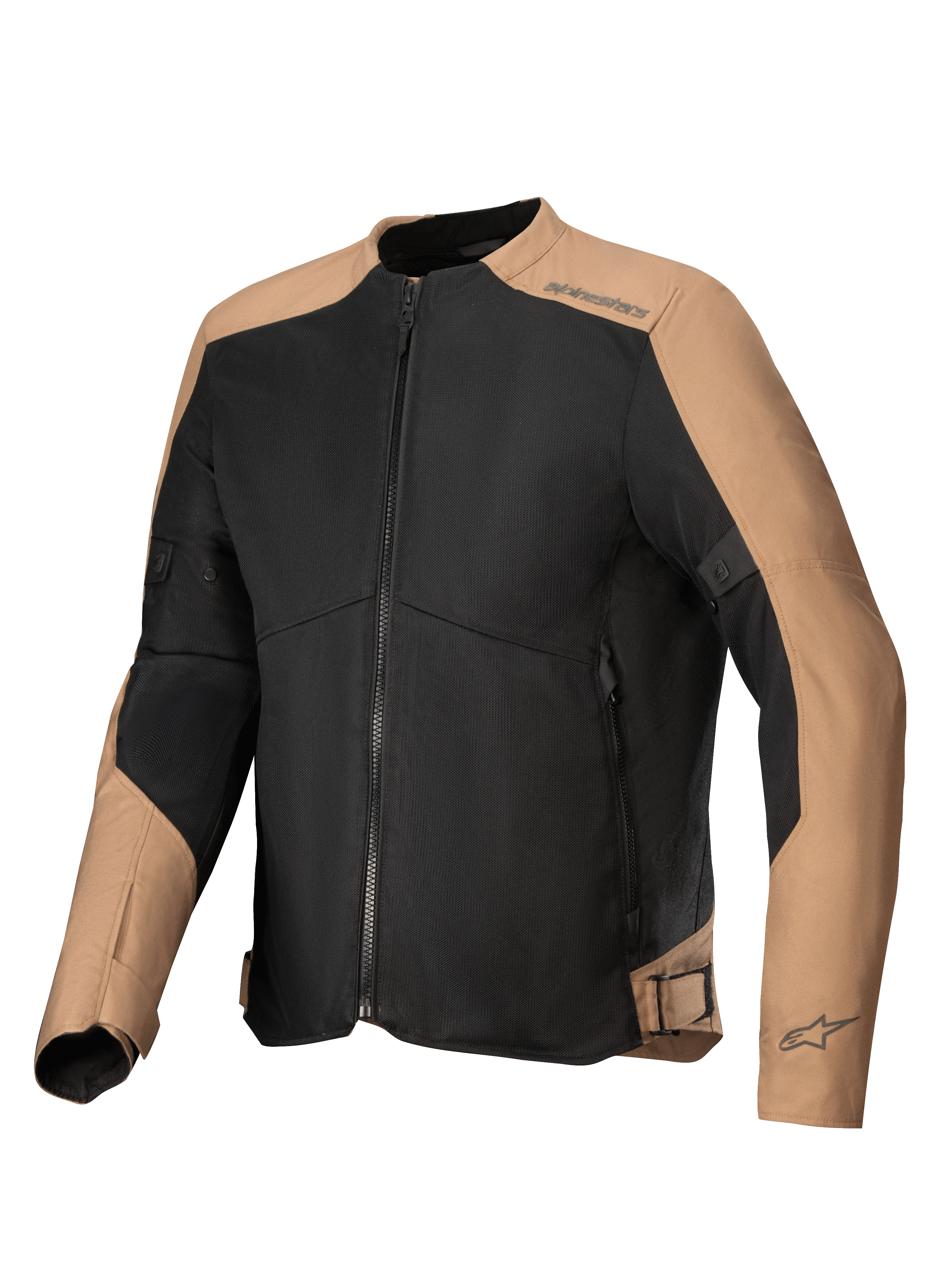 Alpinestars C-1 Air, veste de moto urbaine pour homme, sable et noir, en maille technique ventilée, certifiée CE