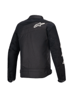Alpinestars T-Dyno Air Jas, achterkant van de heren motorjas, zwart, voorzien van 3D-meshpanelen en CE-certificering