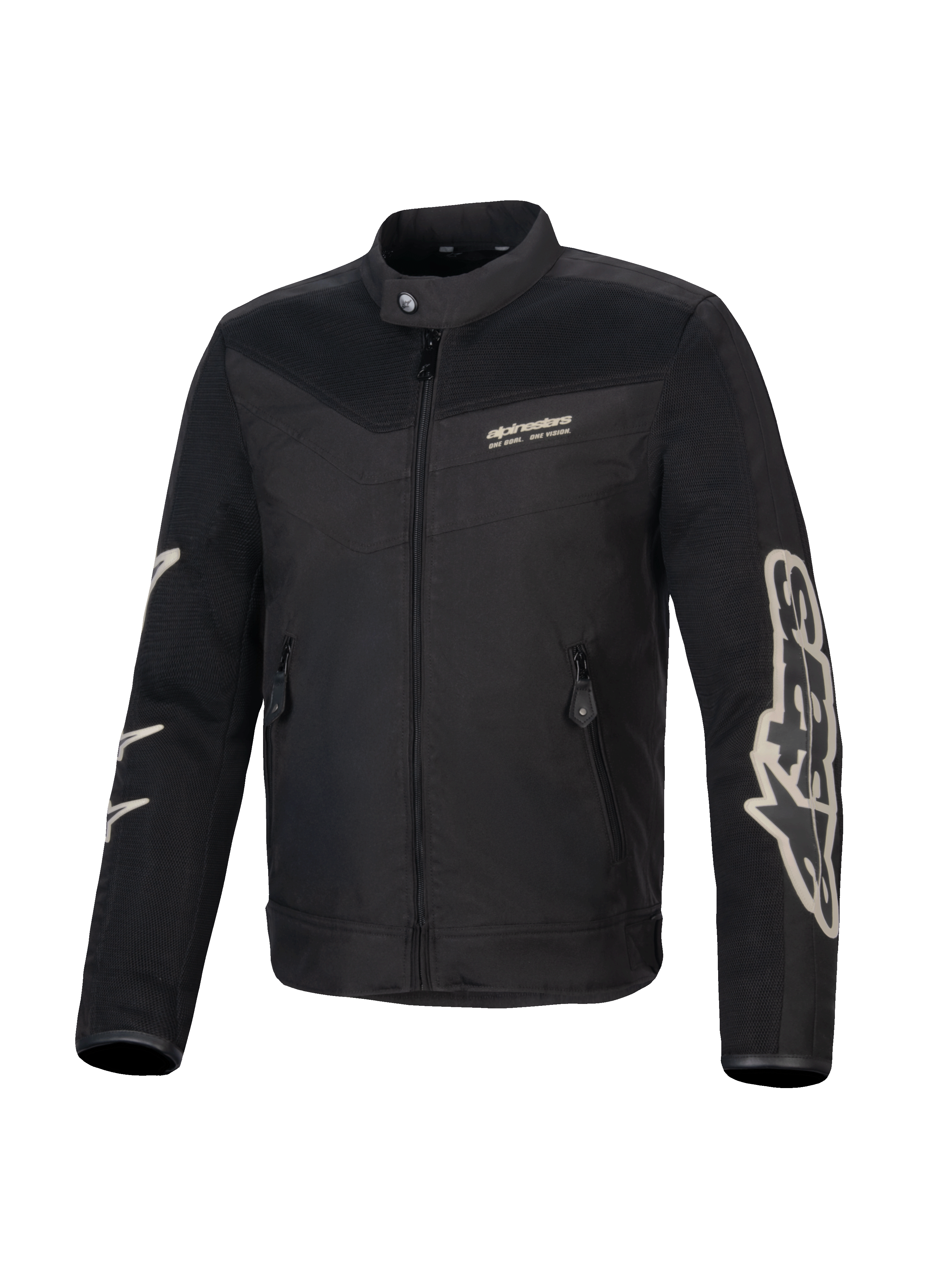 Alpinestars T-Dyno Air Jas, heren motorjas van textiel, zwart, CE-gecertificeerd met uitgebreide 3D-mesh airflow constructie