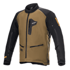 Alpinestars Venture XT Jacke, Motorrad-Adventure-Tourenjacke, Camel und Schwarz, mit Brust- und Handtaschen mit Reißverschluss, Belüftungsreißverschlüssen an den Ärmeln, verstellbaren Armriemen und orangefarbenem Astars-Branding