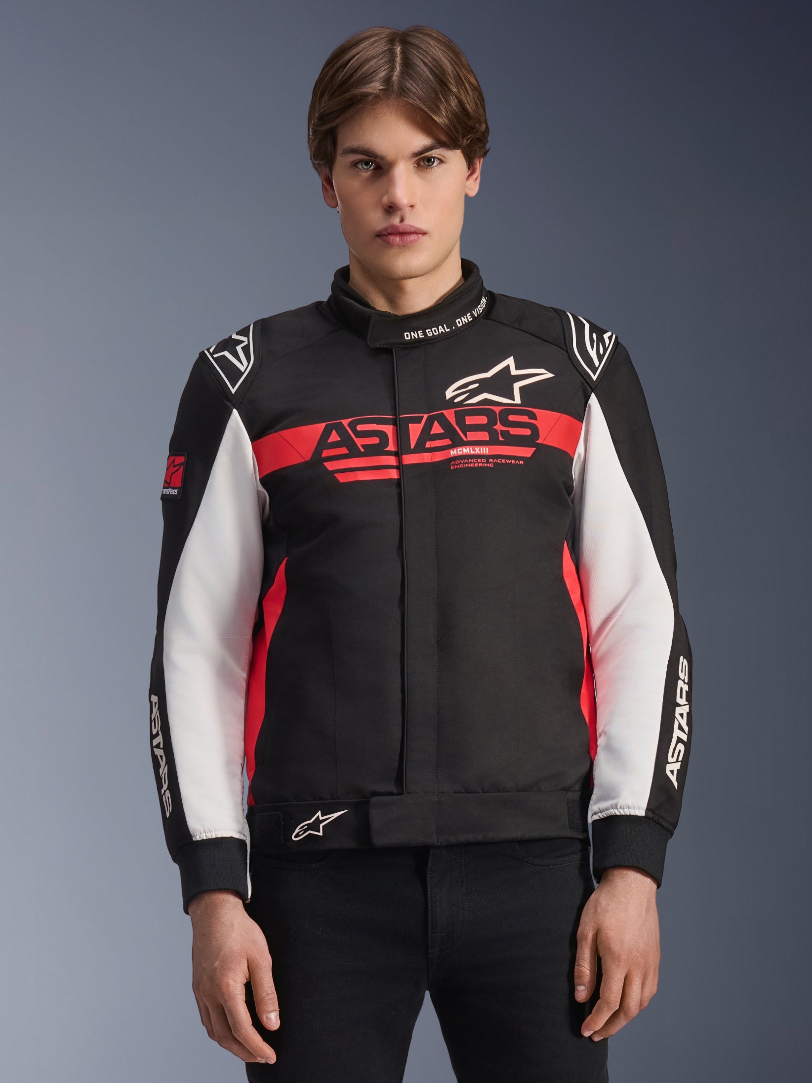 80s Euro vintage ライダースジャケット MONZA型 黒×赤 L Monza Sport - Red Motorcycle Jacket | Alpinestars®