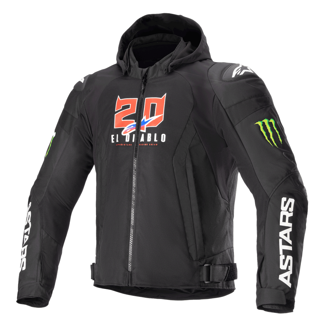 FQ20 Zaca Air Monster - Black Motorcycle Jacket | Alpinestars®