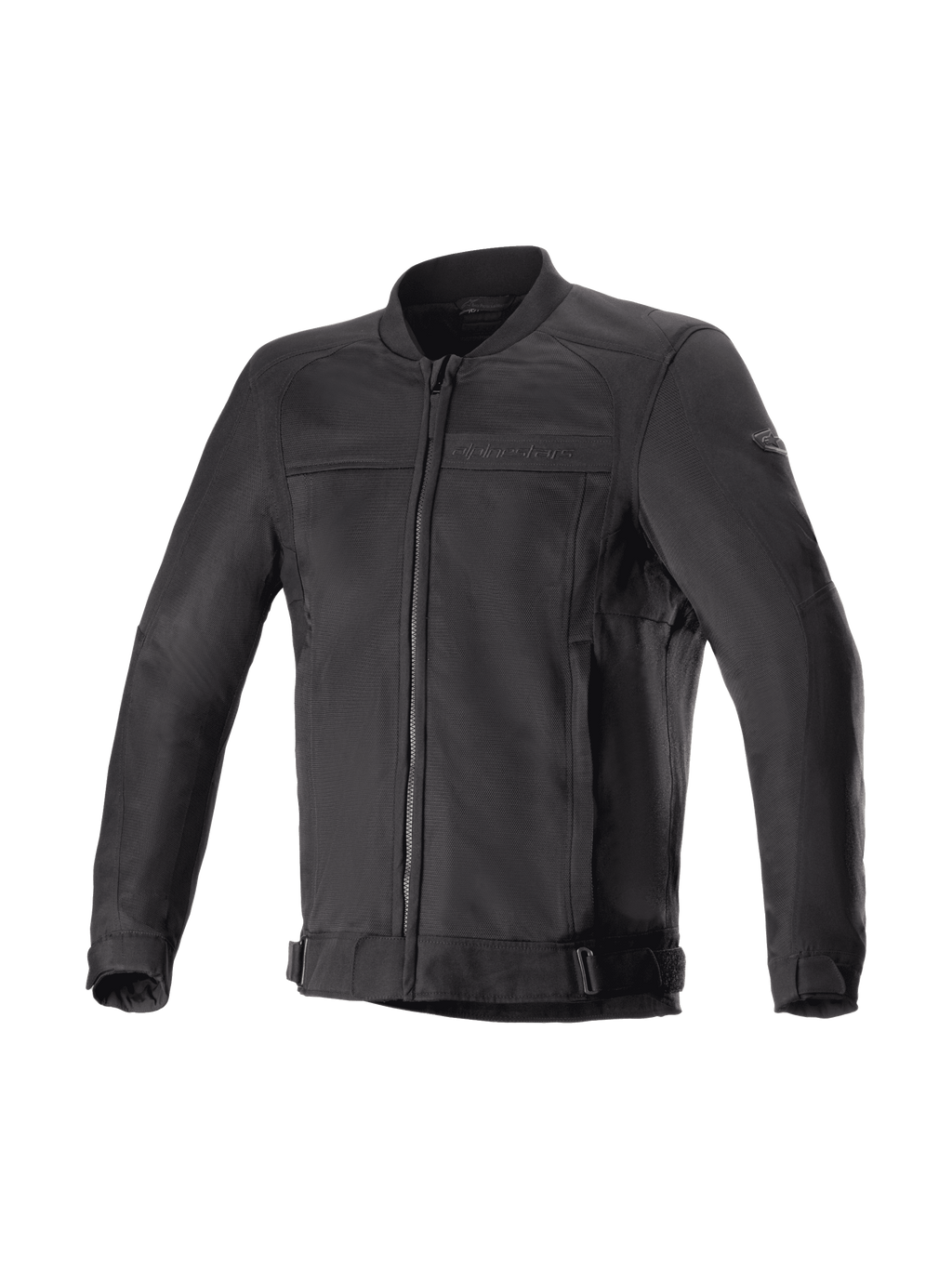 Alpinestars Luc V2 Air Jacke, Urban Motorradjacke für Herren, Schwarz, Bomber-Stil mit belüftetem Mesh, Tech-Air Ready.