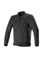 Alpinestars Luc V2 Air Jacke, Urban Motorradjacke für Herren, Schwarz, Bomber-Stil mit belüftetem Mesh, Tech-Air Ready.