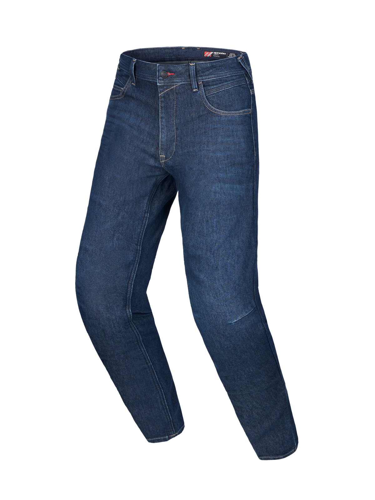 Alpinestars Flex-AST 7 Denim Pants AND Flex-AST 7 Denim Pants Short, Motorcycle Riding Denim Pants, Dark Blue, AA-Certified technical riding jeans with CORDURA and COOLMAX technology