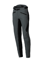 Alpinestars Alamosa urban dames motorbroek, grijs en zwart, slim fit softshell met verstelbare tailleriem, CE-gecertificeerd.