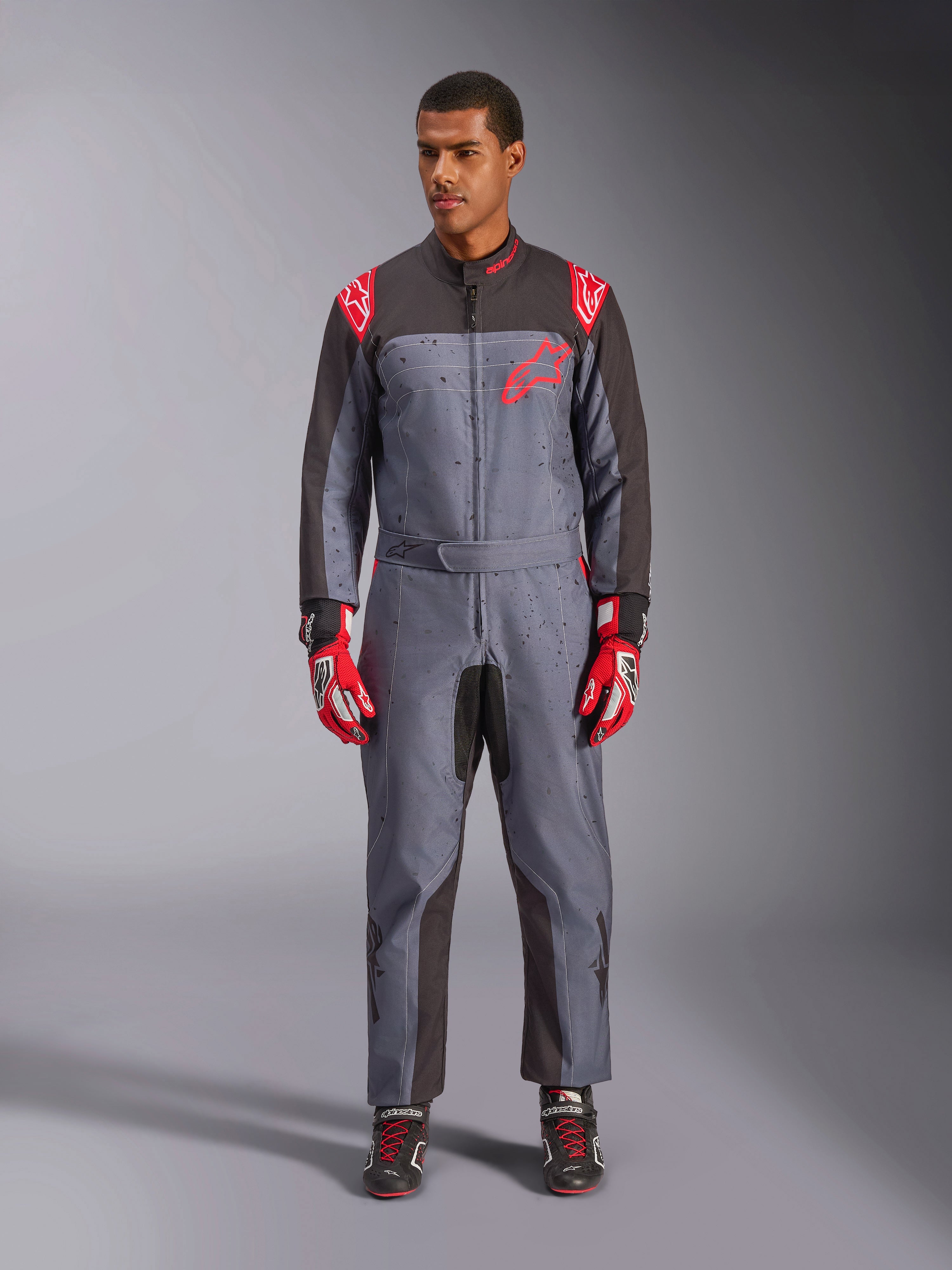 KMX-9 V3 Graphic 6 - Gray Karting Suit | Alpinestars®
