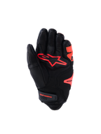 Alpinestars SP-R Tech, gants racing de moto pour homme à manchette courte, noirs et rouges, en cuir de chèvre, avec protection des articulations et paume renforcée