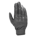 Alpinestars Dyno Leather Gloves, Black Motorcycle Gloves, Goat Leather Construction with Covered Hard Knuckle Protection, Perforated Ventilation on Fingers and Wrist, Velcro Strap Closure, Minimalistic Urban Design