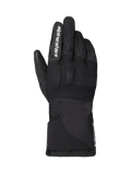 Alpinestars WT-1 Drystar Insulated Gloves, Motorcycle Gloves, Black, textile construction with integrated knuckle protection, white Alpinestars branding on the index finger, long gauntlet cuff, waterproof and thermal riding gear for road and adventure use