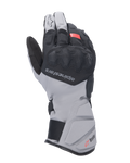 Alpinestars Tourer W-7 V2 Drystar handschoenen, motor touringhandschoenen, zwart en donkergrijs met rood accent, waterdicht winterontwerp met lange manchet, bedekte SP Lite knokkelbescherming en verstelbaar sluitsysteem