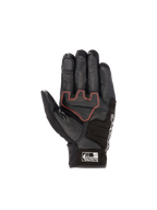 Alpinestars Honda SMX Z Drystar handschoenen, waterdichte motorhandschoenen, zwart en helder rood, geitenleer met versterkte palm, CE-gecertificeerd.