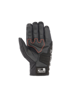 Alpinestars SMX Z Drystar® handschoenen, waterdichte motorhandschoenen voor heren, zwart met rode stiksels, geitenleer.