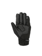 Alpinestars S-Max Drystar handschoenen, waterdichte sportieve motorhandschoenen, zwart en antracietgrijs, leer en textiel.
