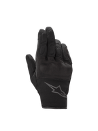 Alpinestars Stella S-Max Drystar handschoenen, dames motorhandschoenen, zwart en antraciet, waterdicht, CE-gecertificeerd.