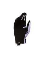 Alpinestars Gants Radar Junior, gants de motocross pour enfant, noirs et gris cendré, paume en suède synthétique avec inscription One Goal One Vision, équipement de performance tout-terrain