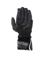 Alpinestars, gants SP-8 V3 Air, gants de moto racing pour homme, noirs et blancs, cuir perforé avec paume adhérente.