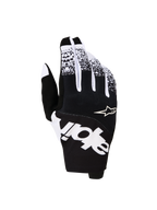 Alpinestars Techstar Gloves 2027, Men's Motocross Racing Gloves, Black and White with bold graphics and textile chassis.