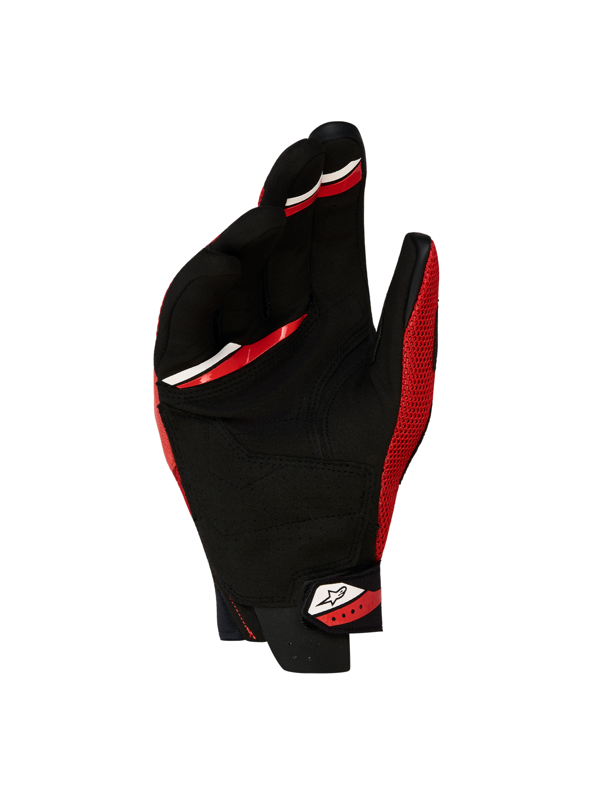 Alpinestars Megawatt V 2 Air Handschuhe, Motocross- und Enduro-Handschuhe für Herren, Rot und Schwarz, Handflächen- und Neopren-Bündchendesign mit atmungsaktiver Mesh-Konstruktion