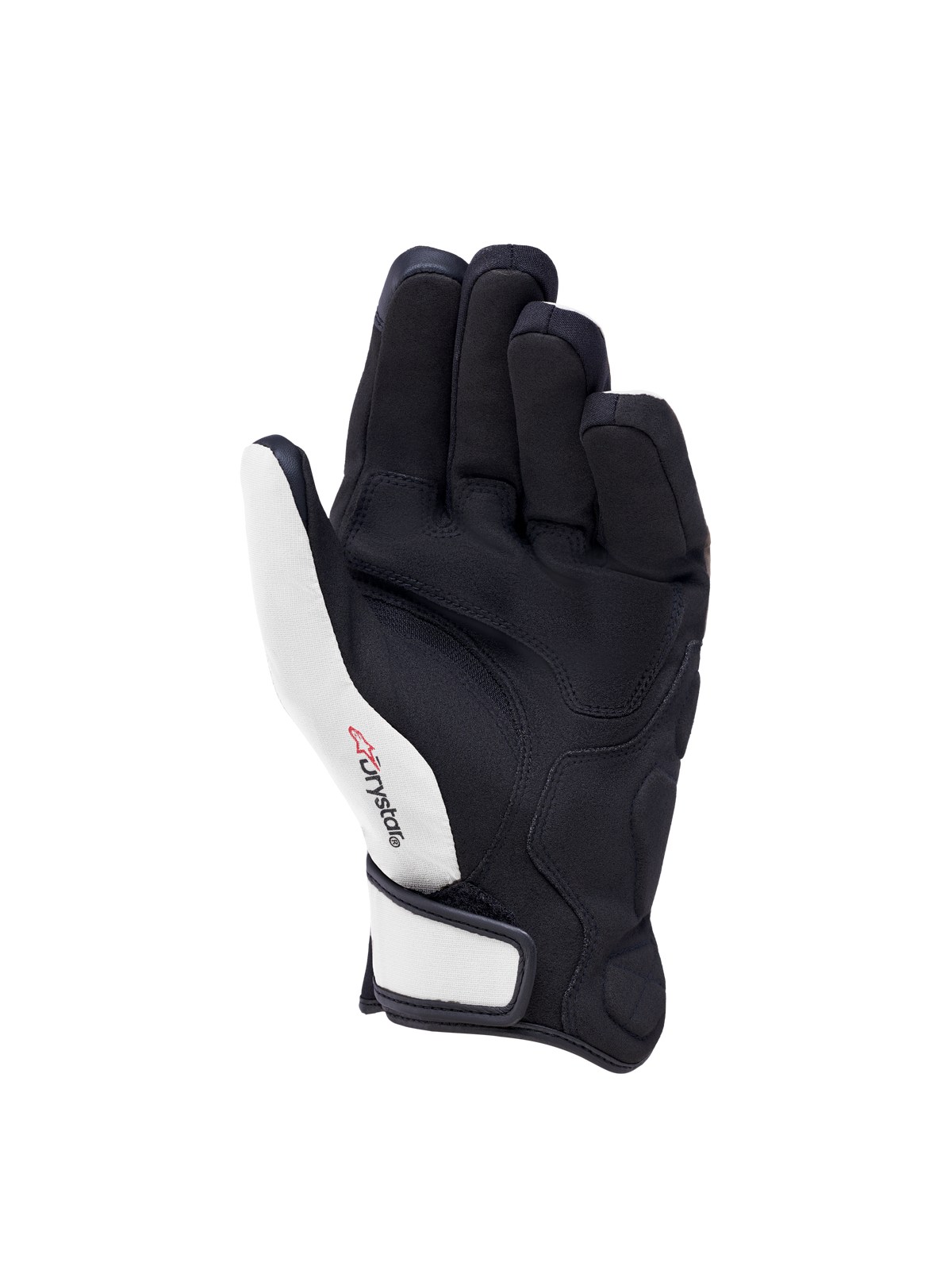 Alpinestars Ignite Drystar Insulated, gants de moto imperméables gris clair et noirs, compatibles tactiles avec isolation thermique