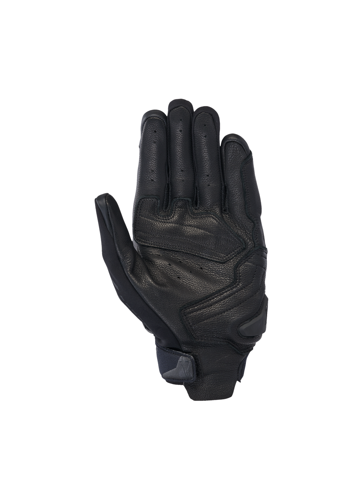 Alpinestars SP X 7 handschoenen, motorracinghandschoenen voor heren, zwart, geperforeerd leer met TPR-handpalmslider.