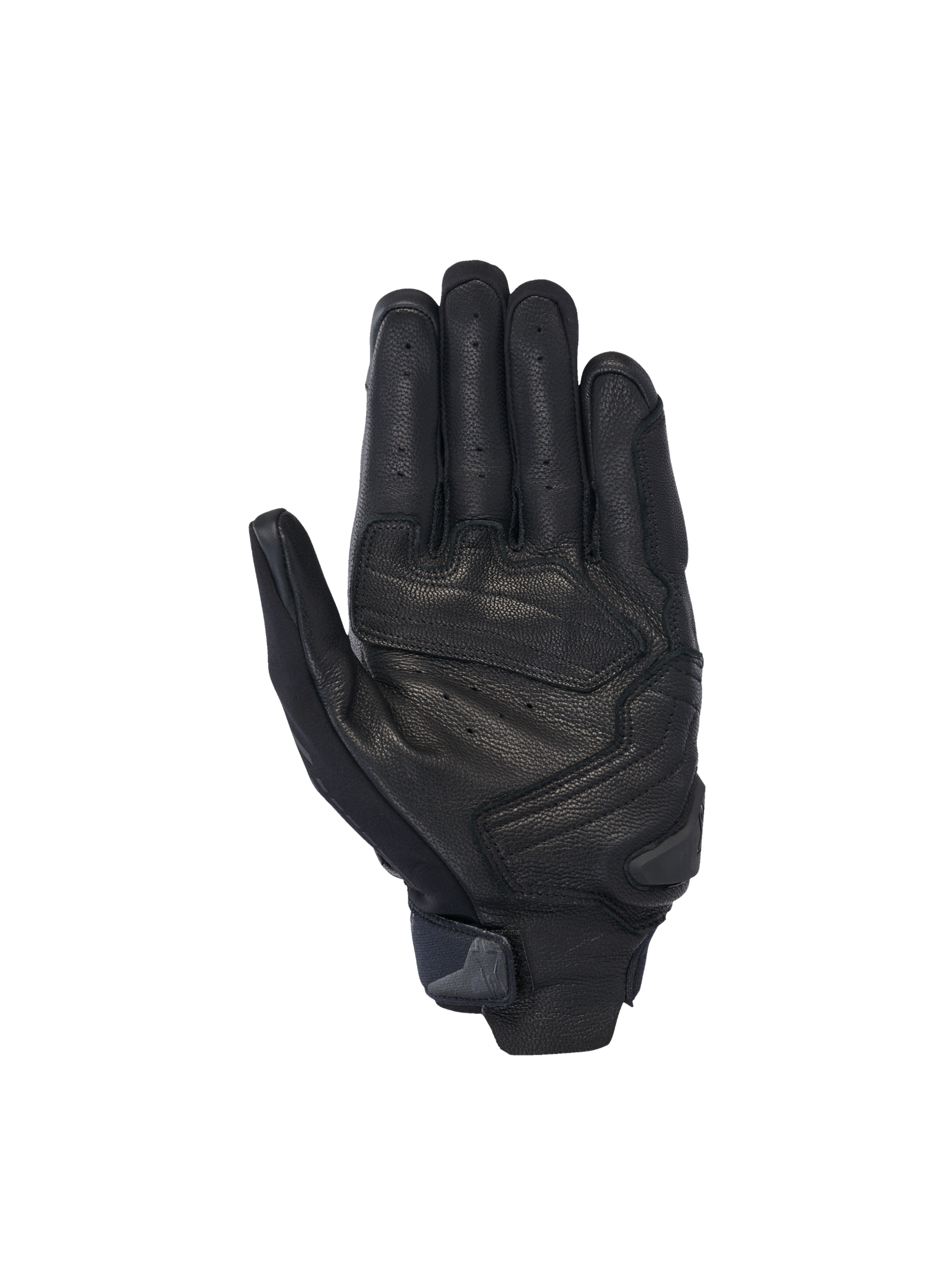 Alpinestars SP X 7 handschoenen, motorracinghandschoenen voor heren, zwart, geperforeerd leer met TPR-handpalmslider.