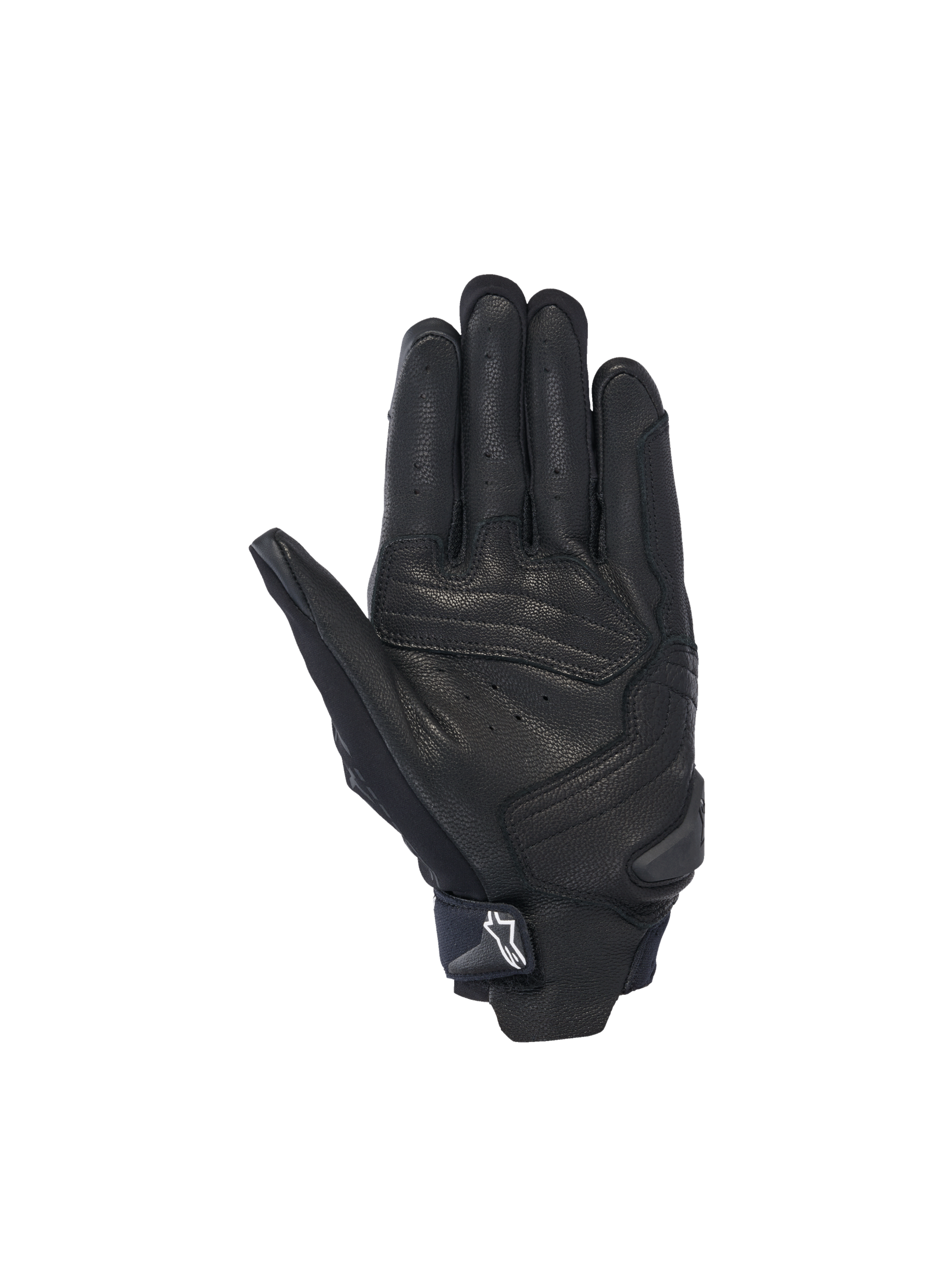 Alpinestars gants SP X 7, gants de moto racing courts pour homme, noirs, cuir perforé avec slider de paume, certifiés CE