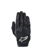 Gants Alpinestars SP X 7, gants de moto courts pour homme, noirs et blancs, cuir perforé, protection des articulations CE