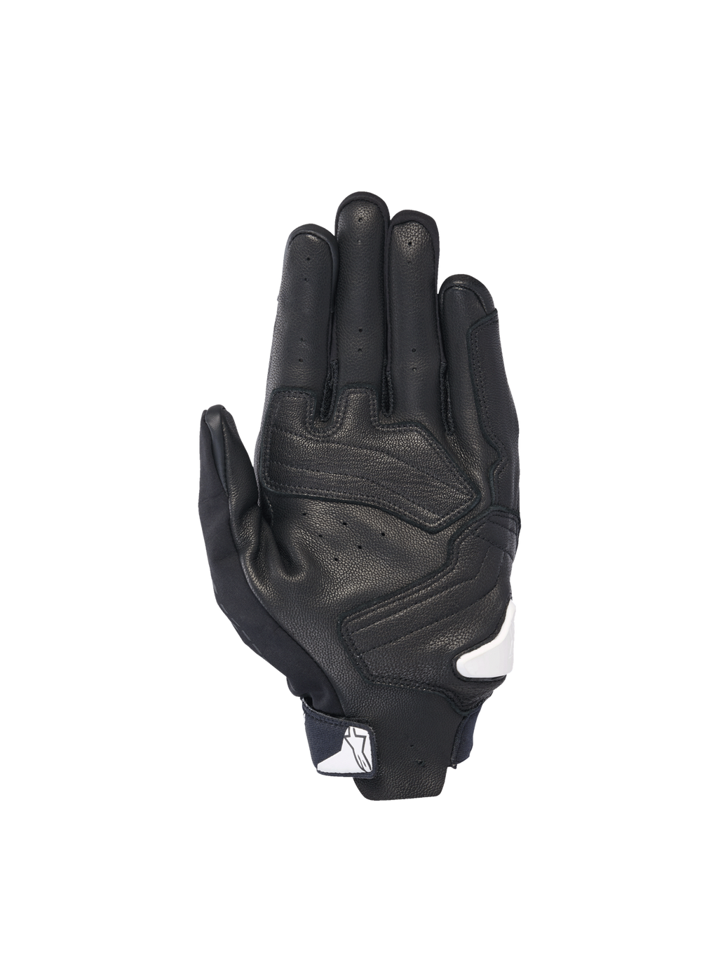 Alpinestars SP X 7 handschoenen, heren-sportmotorhandschoenen, zwart en wit, geperforeerd leer met sliders voor road racing.