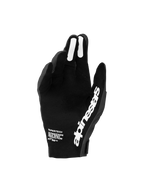 Alpinestars Supertech MX handschoenen 2027, heren-motorhandschoenen voor motocross, zwart en wit, geperforeerde handpalm en siliconen grip.