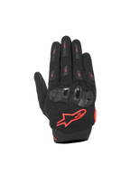 Alpinestars SP X 5 Air, gants de moto racing, noirs et rouges fluo, maille 3D et protections d'articulations en TPU