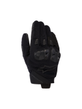 Alpinestars SP X 5 Air handschoenen, zwarte motorhandschoenen, stretch 3D-mesh bovenhand met TPU-knokkelbescherming met dubbele dichtheid, kort manchetontwerp, geventileerde vingersliders, ergonomische sportieve rijprestaties