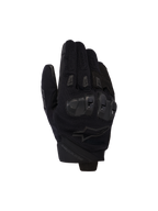 Alpinestars SP X 5 Air handschoenen, zwarte motorhandschoenen, stretch 3D-mesh bovenhand met TPU-knokkelbescherming met dubbele dichtheid, kort manchetontwerp, geventileerde vingersliders, ergonomische sportieve rijprestaties