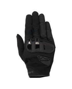 Alpinestars Chrome V2 Handschuhe, Motorradhandschuhe, Black Asphalt, mit weichem 3D-TPU-Knöchelschutz, Belüftungseinsätzen aus Stretch-Mesh und Akkordeon-Fingereinsätzen, kurzes urbanes Design