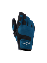 Alpinestars Ignite Handschuhe, Motorradhandschuhe, Blau und Schwarz, Mesh-Material, verstärkte Fingerkuppen und Handfläche, sportliches Design