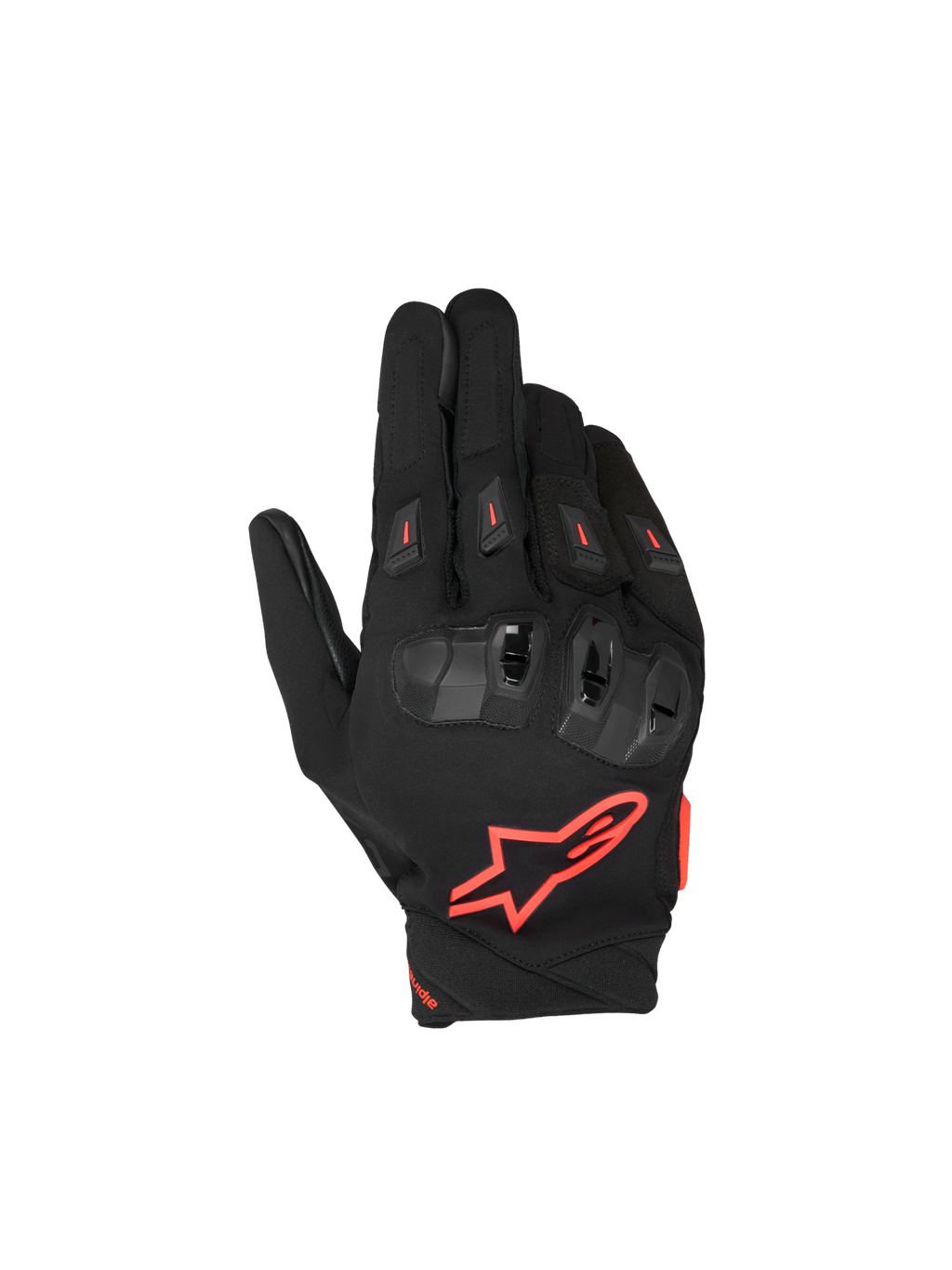 Alpinestars gants SP X 3, gants de moto pour homme, noirs et rouge fluo, protection des articulations en TPU double densité, certifiés CE