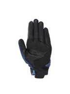 Alpinestars SP X 3 Handschoenen, motorhandschoenen voor road racing, zwart en donkerblauw, geperforeerd leer met palmverstevigingen.